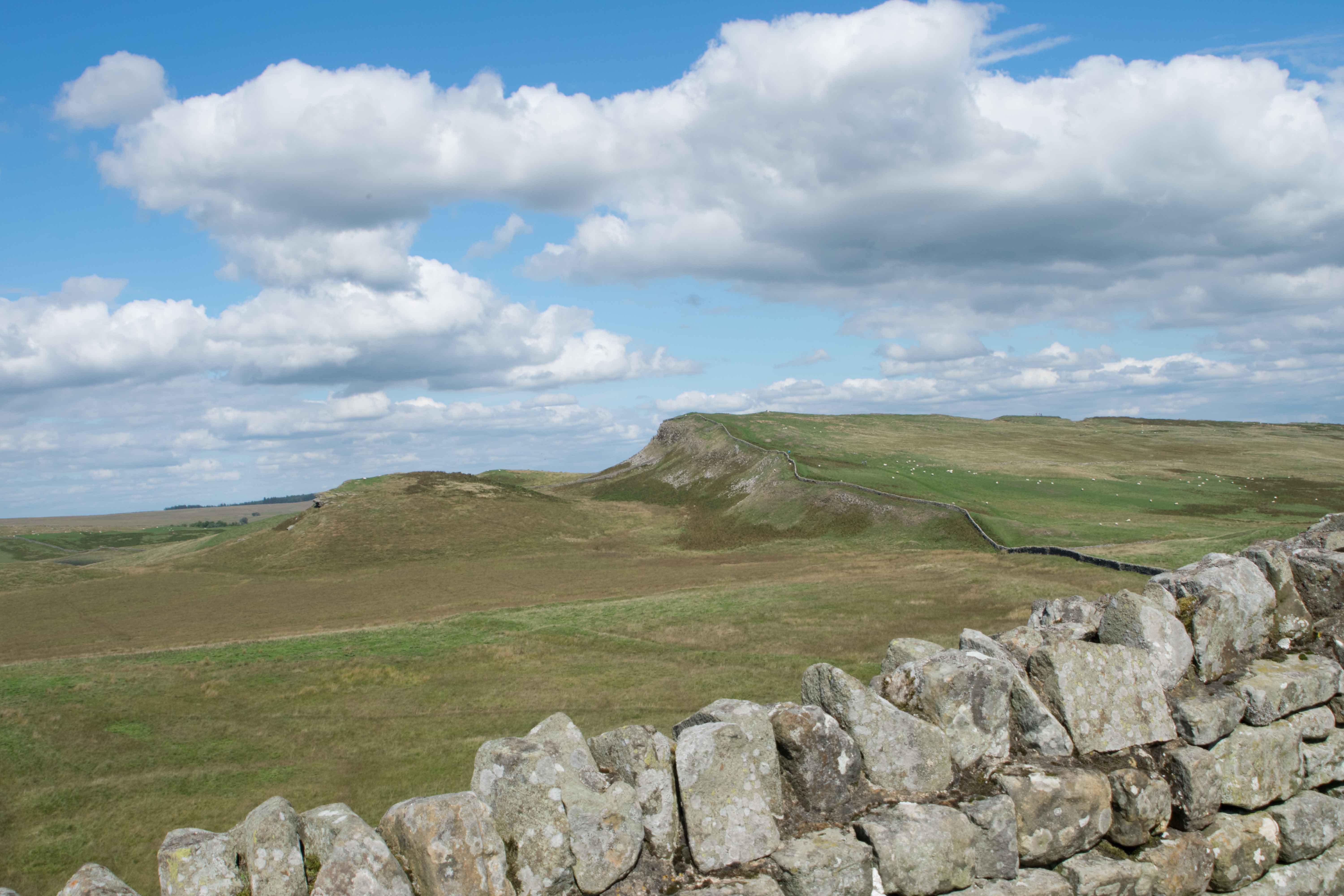 East to Sewingshields