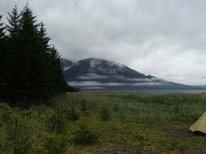 Camp site at mud bay